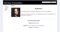 Desktop Screenshot of julianafernandes.com