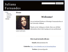 Tablet Screenshot of julianafernandes.com